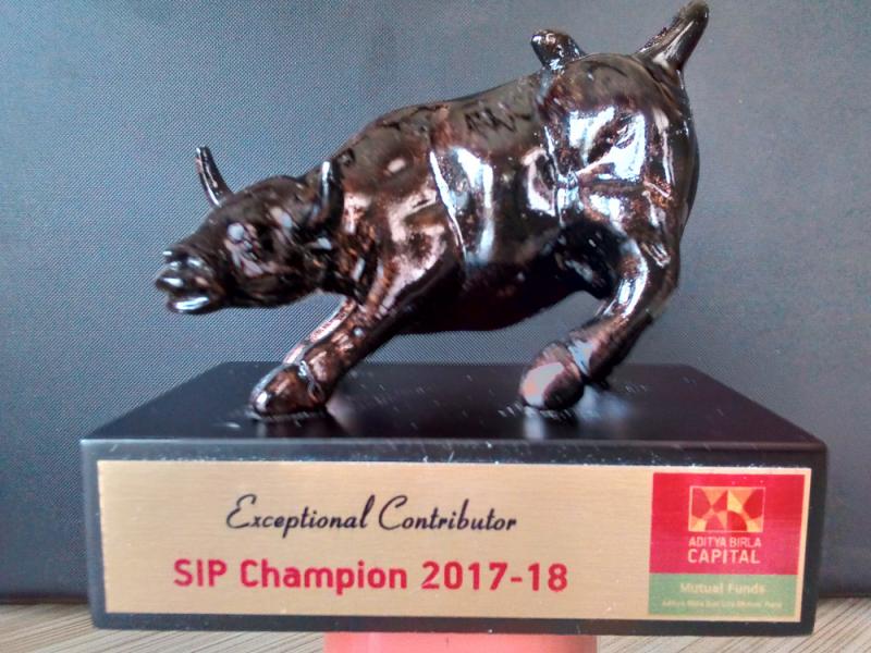 Aditya Birla Mutual Funds SiP Champion Award Aditya Birla Mutual Funds SiP Champion Award